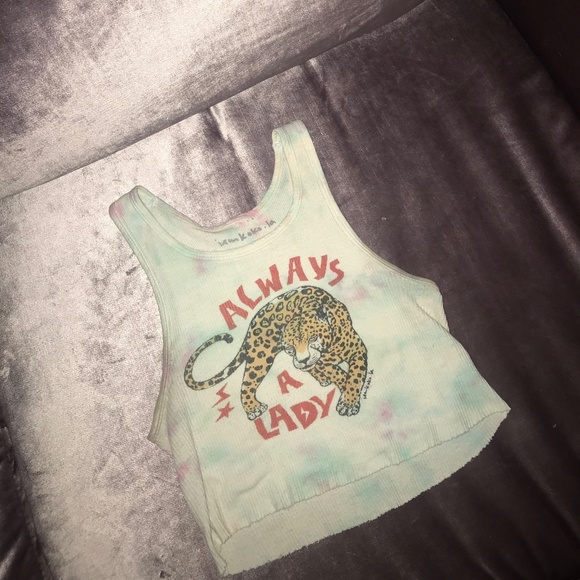 Addison Rae 'always a lady' cropped tank - Picture 1 of 5